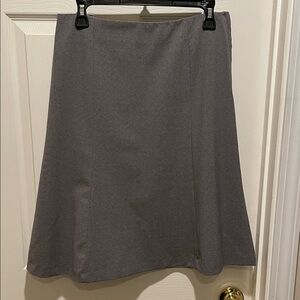 Gap gray wool blend A line skirt